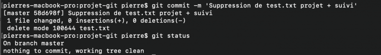 git rm commit