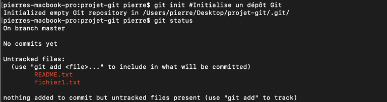 git status